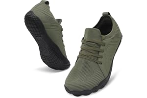 relxfeet Men's Barefoot Trail Running Shoes Minimalist Wide Toe Box Design Zero Drop Non-Slip Rubber Sole for Gym Hiking Walking