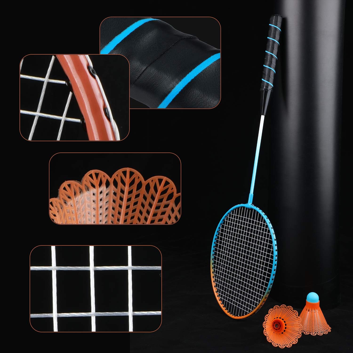 Keehoo 2 Player Badminton Rackets Set - Double Racquets, 2 Shuttlecocks and Carrying Bag Included : Sports & Outdoors