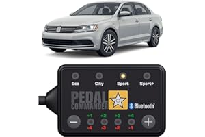 PEDAL COMMANDER for Volkswagen Jetta 2011-2018 Throttle Response Controller - Fits 6th Gen, S, SE, R-Line, SEL, GLI, TDI, Sport, Wolfsburg Edition, 1.2L, 1.4L, 1.6L, 2.0L, 2.5L, Jetta Accessories