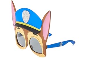 Sun-Staches Paw Patrol Child Sunglasses | Chase, Skye, Rubble, Zuma or Rocky Costume Accessory | One Size Fits Most Kids