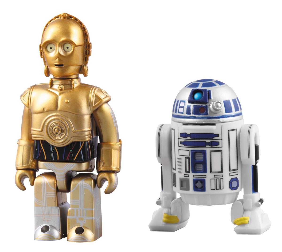 KUBRICK Star Wars C-3PO & R2-D2 ABS & PVC Painted Action Figure 2