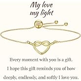 COAI Heart Bracelet for Women, Adjustable Slider 925 Sterling Silver Bracelet for Women Gift for Her