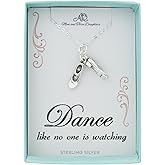 Tap Dance Necklace in Sterling Silver | 16 Inch Sterling Silver Cable Chain | Fabulous Gift for Little Girls