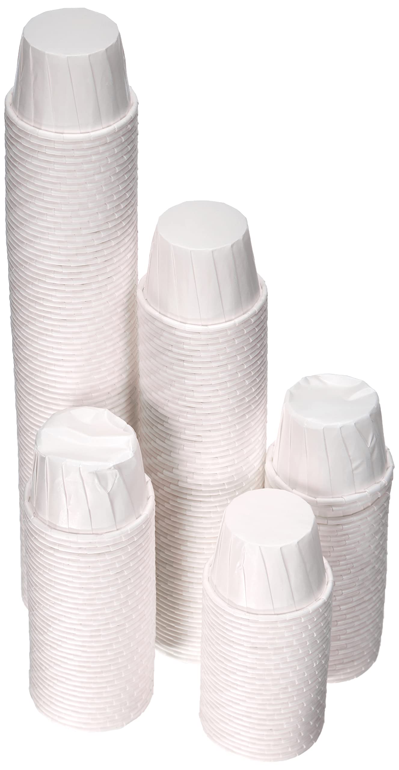 Garcia de Pou Poly-Lined Souffles, 4.2 x 3 cm, Paper, White, 4.2 x 30 x 3 cm