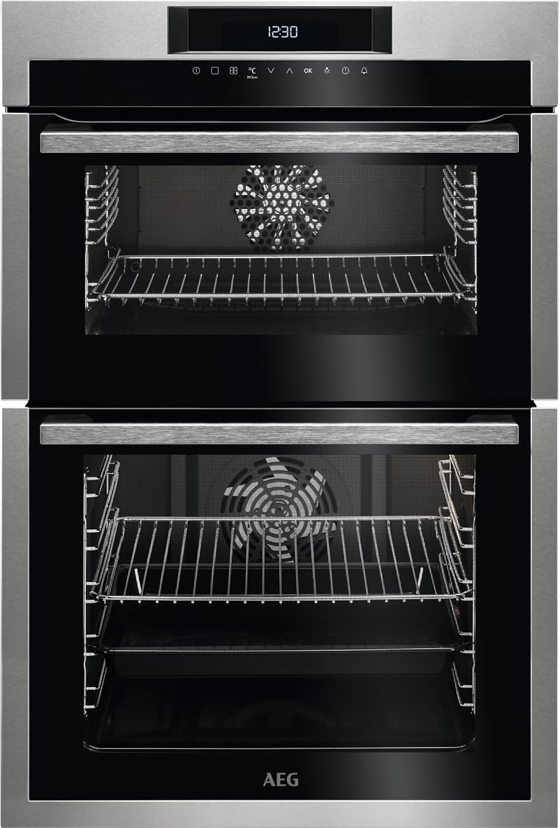 AEG SurroundCook Built-In Double Oven 61L 875x560x550