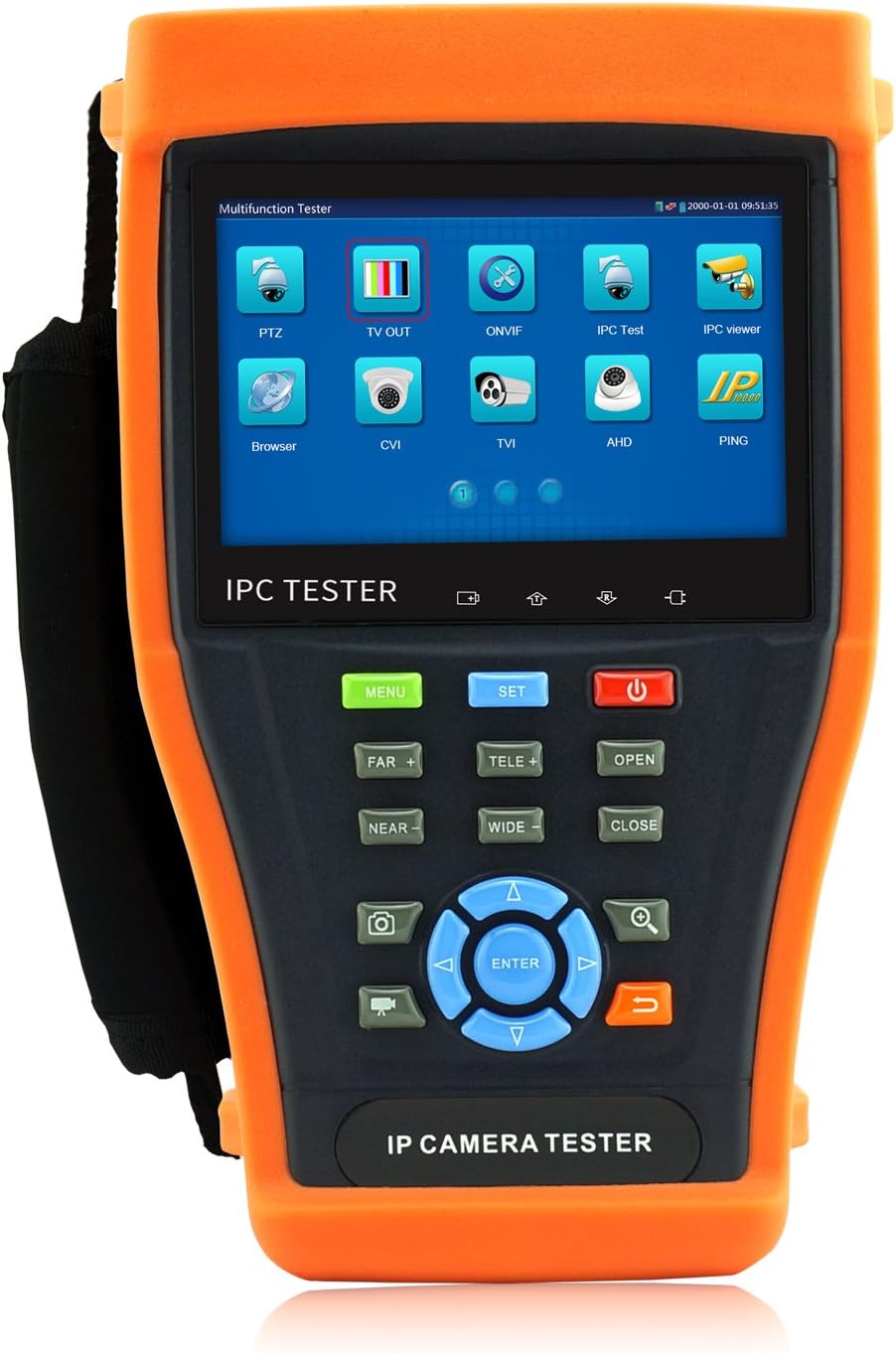 onviantech 4.3 "Touch Screen WIFI CCTV Camera Test Monitor IP POE Test Tester PTZ Controller