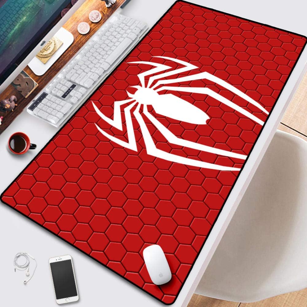 Spider Man Comic Book Superhero Laptop Desktop Mouse Mat Pad Non-Slip Rubber Mousepad Gaming Mouse Pad 900X400-B_900X400