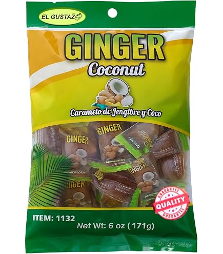 Amazon.com : Dandy's Coconut Ginger Hard Candy, Set of 4(3.52 oz