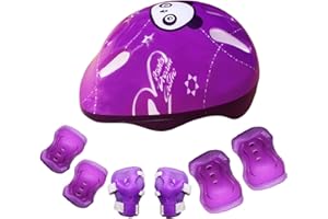 tioyeah 7-in-1 Adjustable Protective Gear for Children Perfect for Skateboarding and Sports Activities