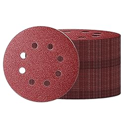 50Pcs 125mm 8 Holes Sanding Discs Pads Sanding