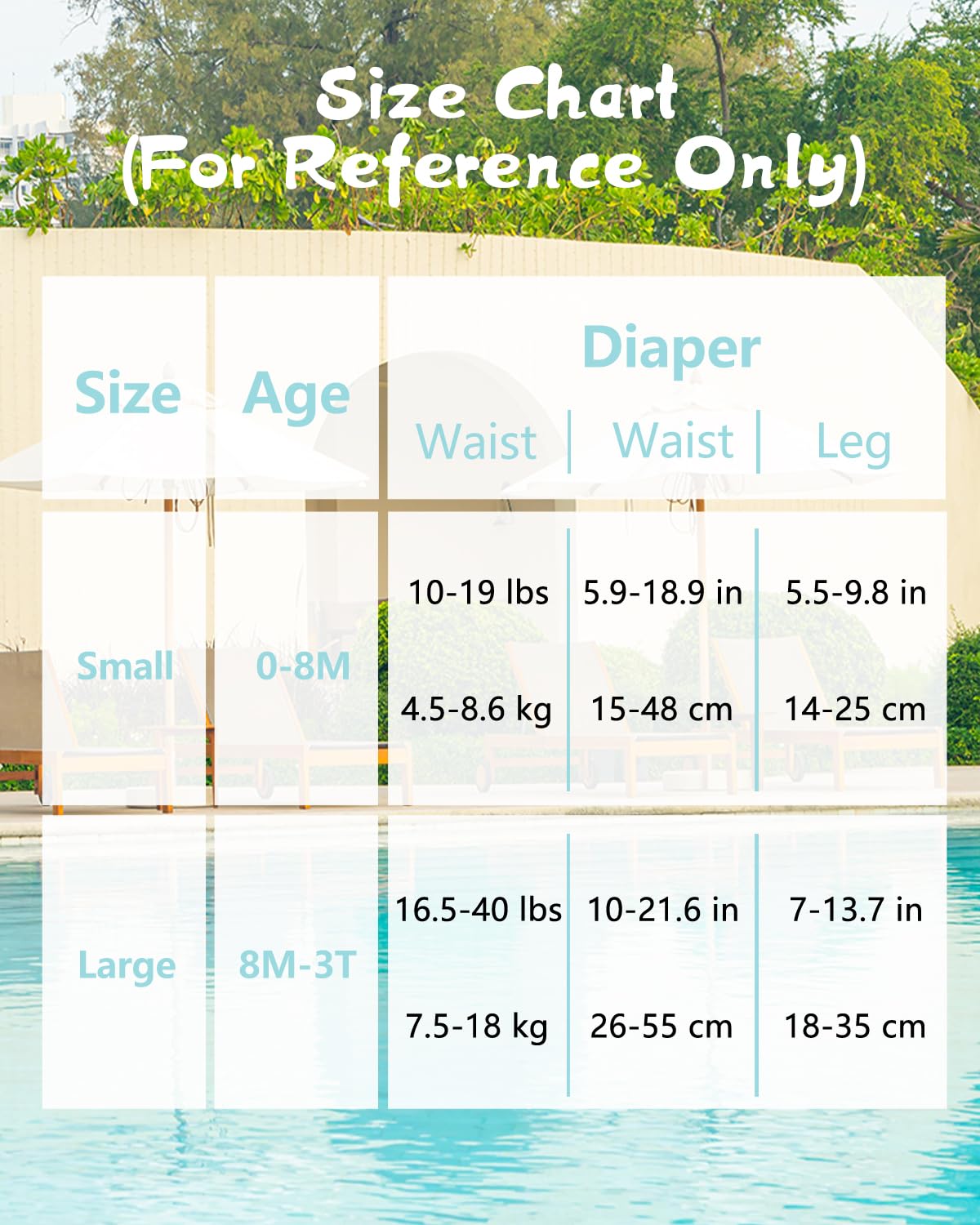 babygoal Reusable Swim Diapers with Wet Bag 4 Pack - Adjustable & Washable Water Diapers for 8M-3T Toddler Swimming Lessons-Animal Design
