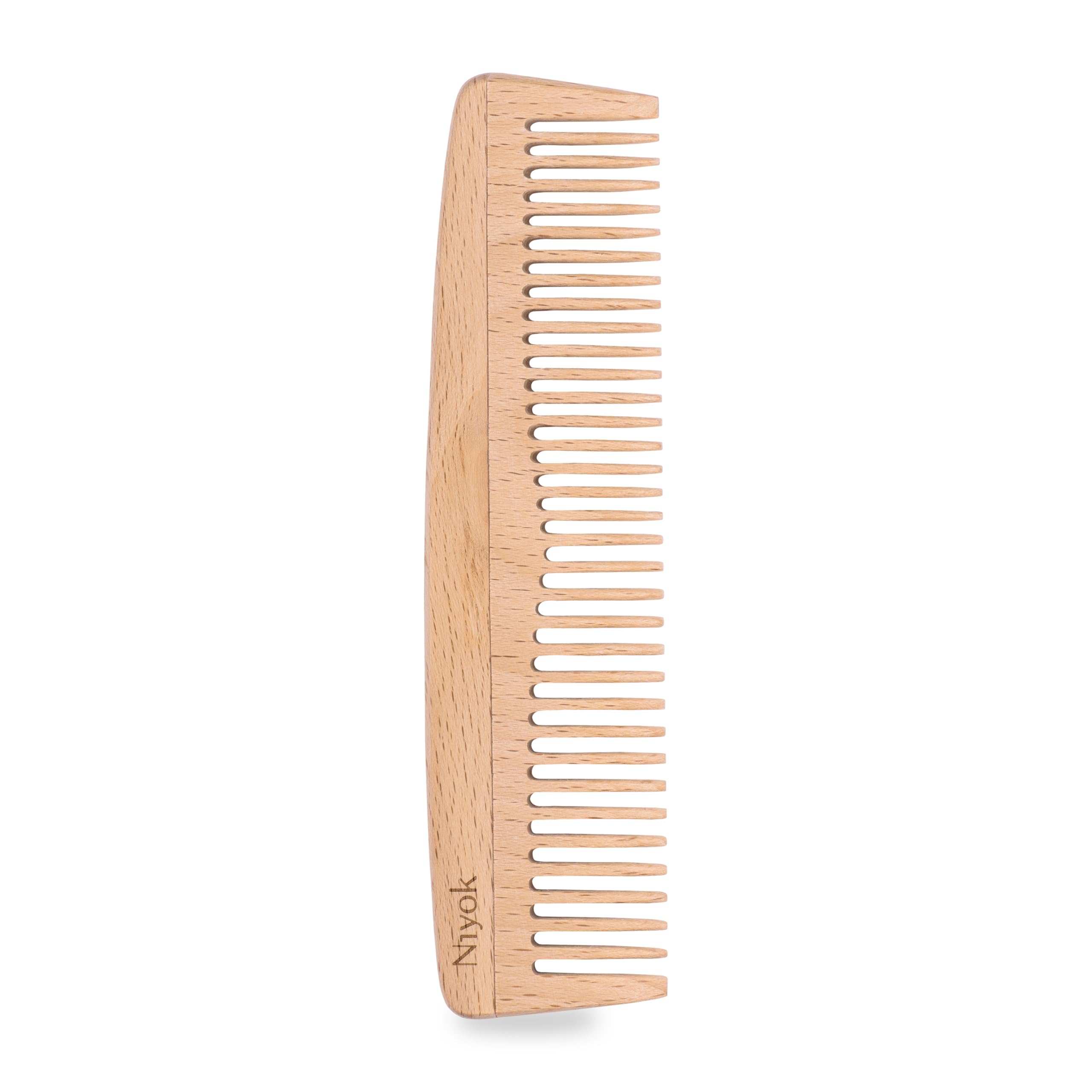 4024 NIY Niyok Wooden Pocket Comb Beech Wood