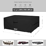 Dokon Garden Furniture Cover 420D Waterproof Cube Set 250x210x90cm view 2