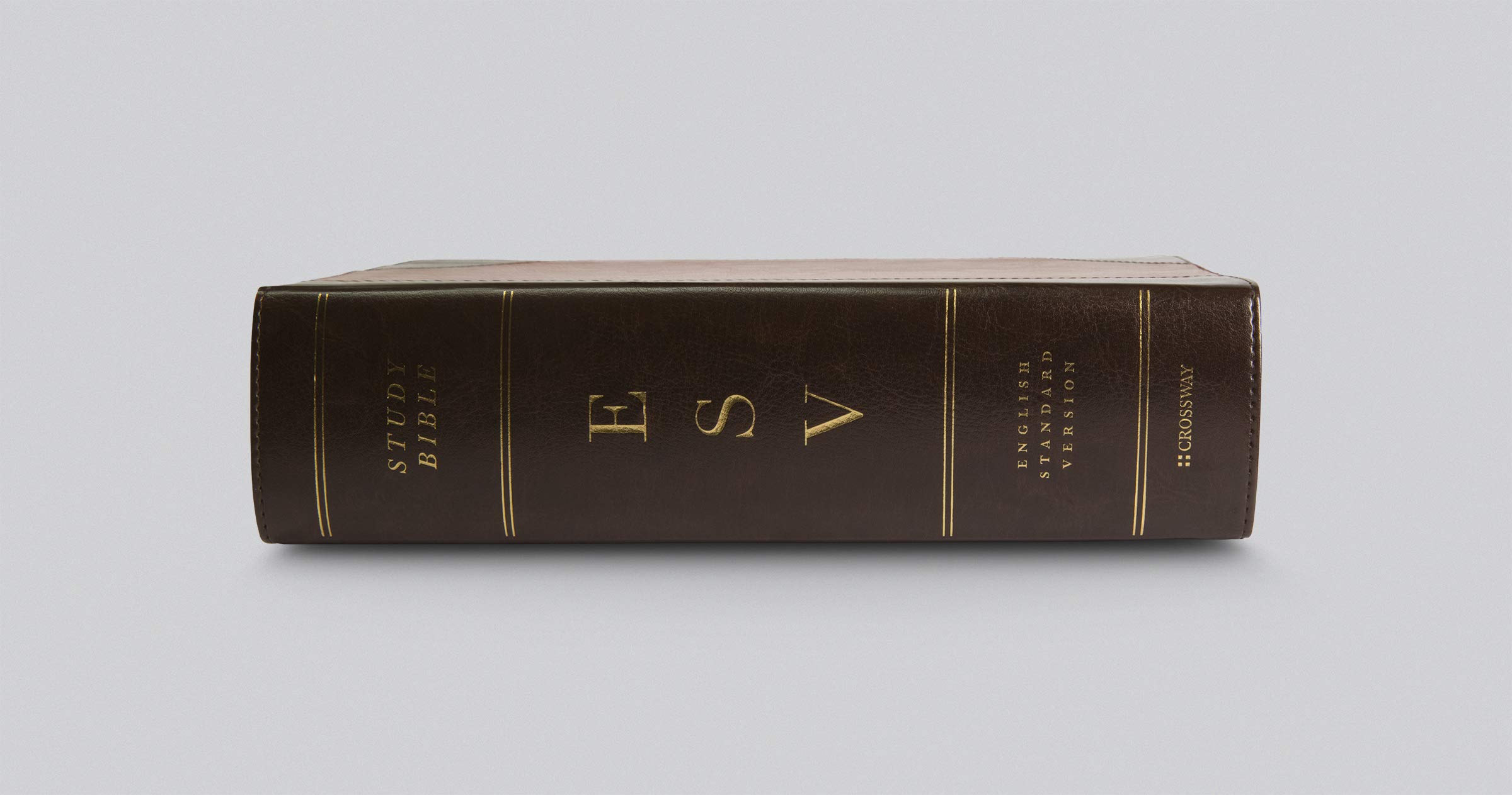 ESV Study Bible, Large Print (TruTone, Brown/Cordovan, Portfolio Design)