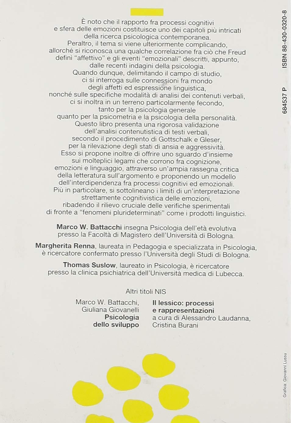 Emozioni E Linguaggio Amazon Fr Battacchi Marco W Renna Margherita Suslow Thomas Livres Anglais Et Etrangers