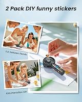 EasyAcc Mini Handheld Fan Powerful Desk Fan 3000mAh 15H USB C Rechargeable Black view 5