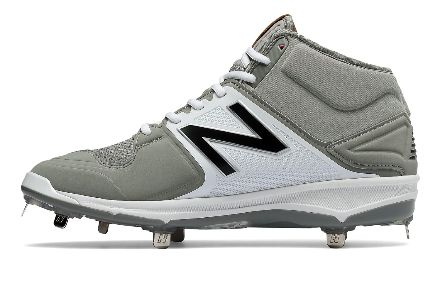 正規激安 ニューバランス New Balance 靴シューズ メンズ野球 Mid Cut 3000v3 Metal Cleat Grey With White グレー ホワイト Us 13 31cm B01n3u7mp5 工場直送 Celebration Fl Us