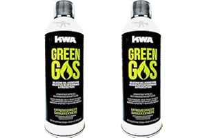 A&N KWA Green Gas 8OZ for Airsoft and Free 1000 Bulldog BBS
