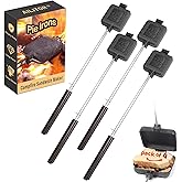 AILITOR Campfire Sandwich Maker Cast Iron Pack of 4 - Pudgy Pie Maker for Camping, Mountain Pie Cooker