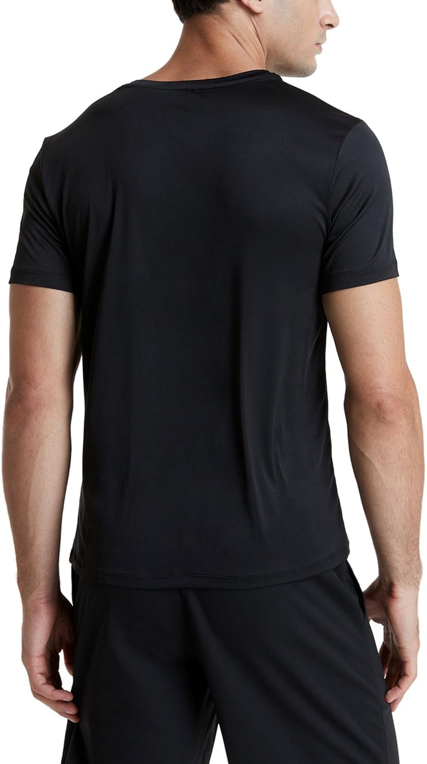 ATHLIO 2 or 3 Pack Men's Workout Running Shirts, Sun Protection Quick Dry Athletic Shirts, Short Sleeve Gym T-Shirts : Clothing