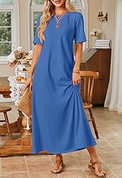 MEROKEETY Women's 2025 Spring Summer Casual Maxi