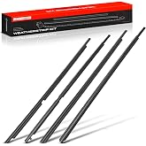 A-Premium 4PCS Window Molding Trim Weather Stripping Kits | Compatible with Toyota 4Runner 2003 2004 2005 2006 2007 2008 2009, Without Clips, Replace 6816135060, 6816235060