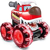 stargo - Bull Monster Truck Toys - Light Up Chomping Pull Back Truck | Birthday Gifts for Toddlers, Boys Toys, Monster Truck