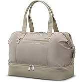 Samsonite Weekender Duffel Bag - Limestone Grey, Polyester, 18"-22" (Small)