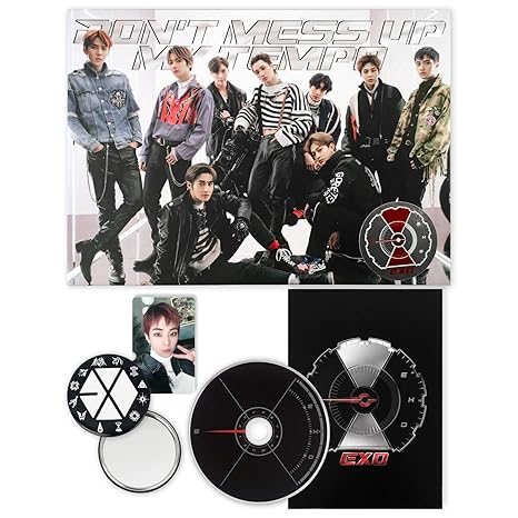 EXO 5th Album - Don't Mess Up My Tempo [ VIVACE ver. ] CD + Booklet + Photocard + FOLDED POSTER + FREE GIFT / K-pop Sealed Bo