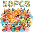 50 Pack Rubber Ducks for Kids Bath Toys and Jeep Ducks for Ducking, Rubber Ducks in Bulk for Kids, Baby Showers Accessories, Birthday Gifts and Summer Pool Party
