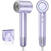 Labiim Hair Dryer, High-Speed Ionic Low Noise Blow Dryer with Brushless Motor for Fast Drying, Thermo-Control Quiet Compact Hair Blow Dryer, Hairdryer with 1 Nozzle Attachments for Home Salon Travel