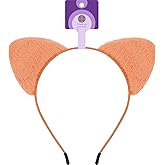 WantGor Cat Ears Headband, Women Plush Cat Headbands Cute Cat Costume Hairband Accessories for Halloween Party Cosplay