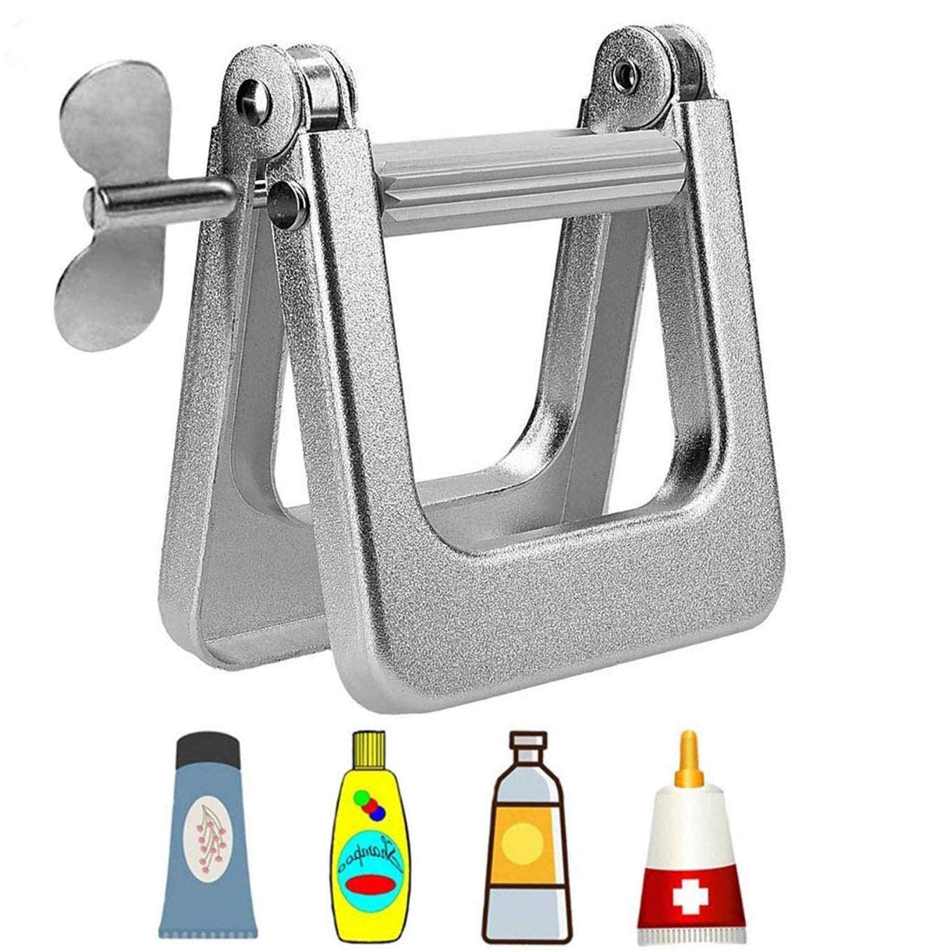 Toothpaste Squeezer Metal Tube Squeezer Tool Wringer for Toothpaste Paint Tube Hair Color Dye Hand Cream