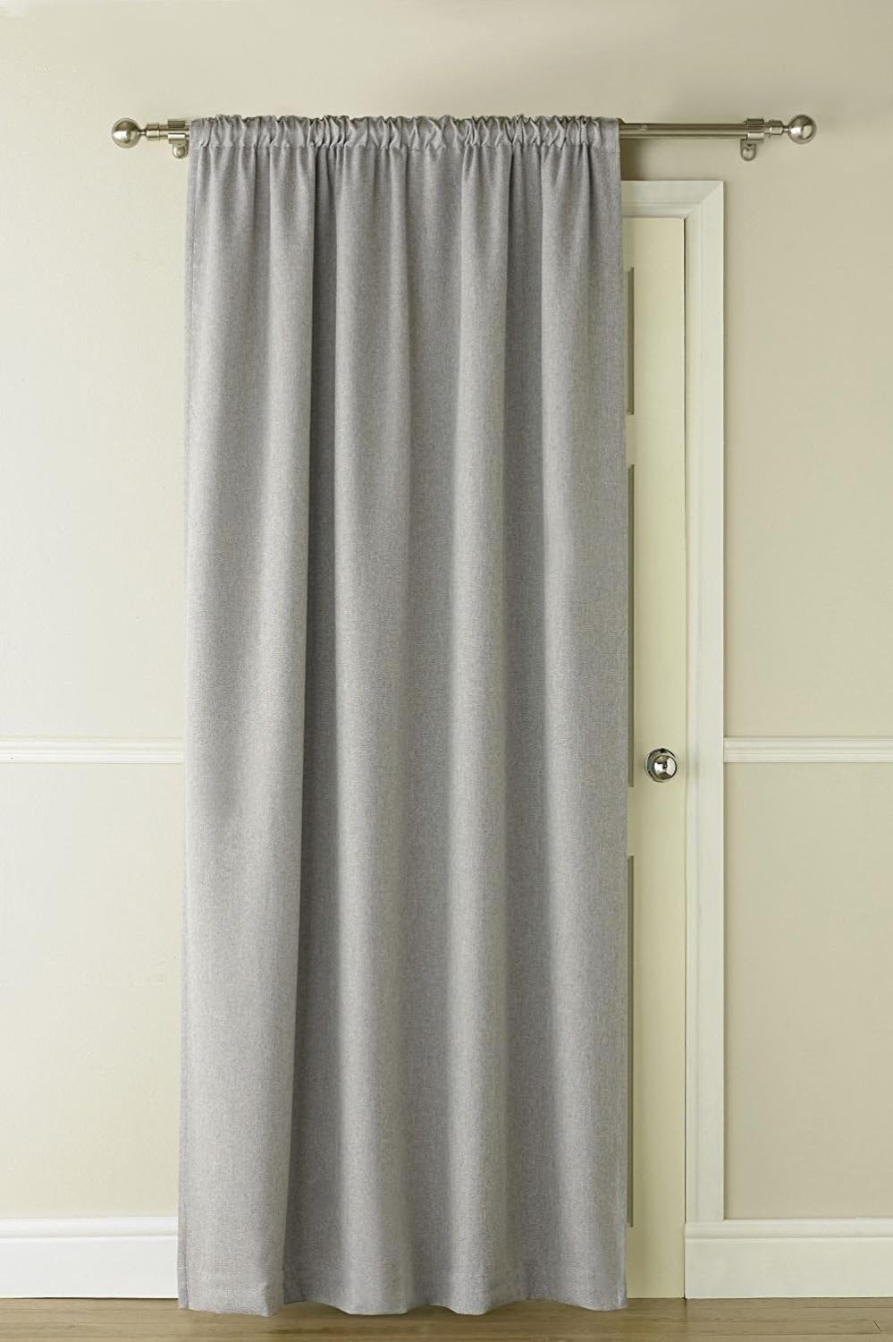 51 X 84 Latte Brown Luxury Self Lined Blackout Thermal Door