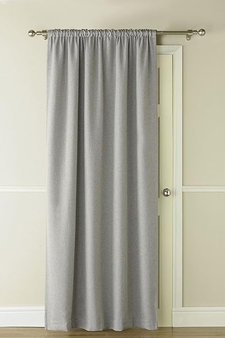 51 X 84 Latte Brown Luxury Self Lined Blackout Thermal Door