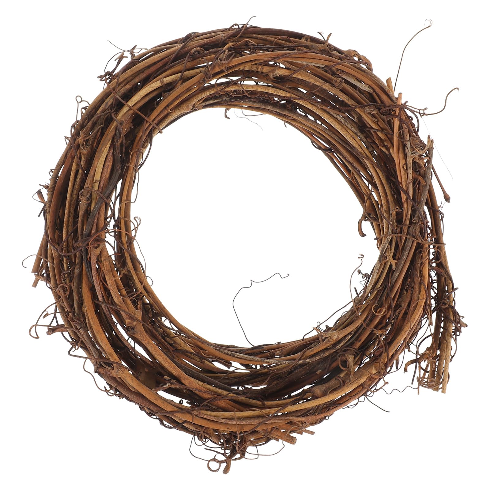 SEWACC Natural Grapevine Twig Garland Wreaths 4.6M DIY Crafts Twig Garland Decor Christmas Hanging Pendant for Wedding Holiday Party Home