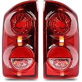 Tail Lights Compatible With 2007-2009 Dodge Ram 1500 Left and Right Side | Ram 2500 3500,a pair for taillights,Rear lights,Replace 55277303AC 5277302AC
