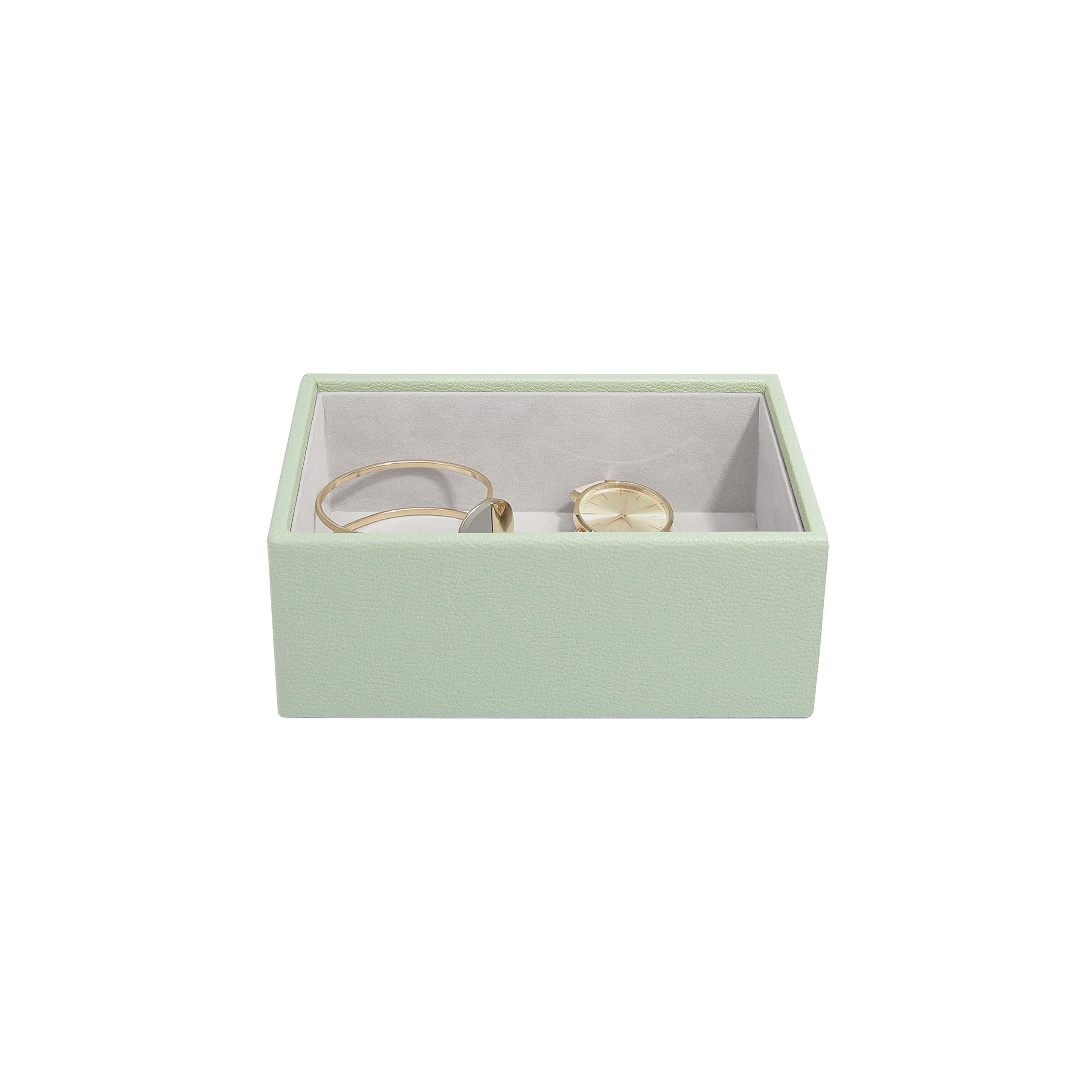 Stackers Sage Green Mini Jewellery Box Chunky Jewellery Layer