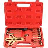 weyleity 13PCS Harmonic Balancer Steering Wheel Puller Kit | Professional-grade Flywheel Puller, Crankshaft Pulley, Crankshaft Pulley Removal, Compatible with Various Engines