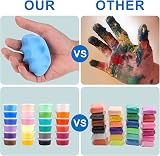 QMay Air Dry Clay 24 Colors Ultra Light Non-Toxic Modeling Set Kids view 6