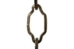 RCH Hardware CH-S57-33-AB-10 Steel Chandelier Chain, Antique Brass (10 Feet)