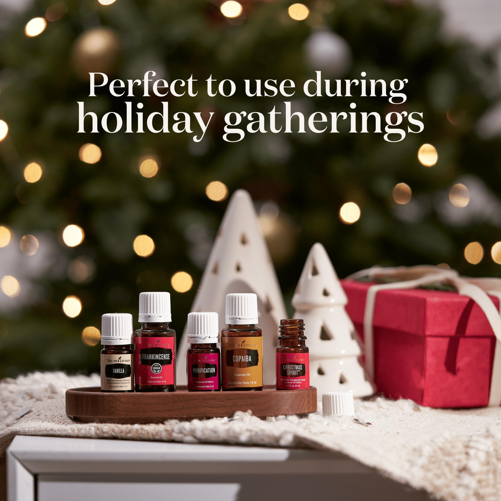 Young Living - Christmas Spirit | Festive Essential Oil Blend for Diffusers | Aromatherapy for Holiday Cheer, Winter Memories, & Natural Air Freshening | 5 ml