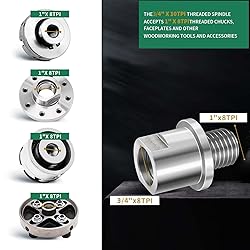 HAowosi Lathe Headstock Spindle Adapter,Converts