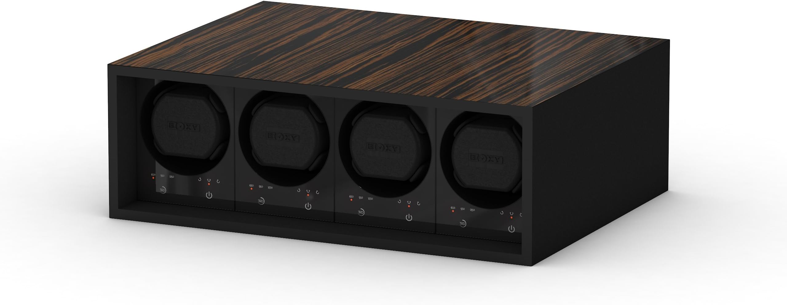 Boxy Brushless DC (BLDC) Motor Automatic Quad Watch Winder for Use in A Safe