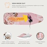 Sherwood Ironing Board Cover 124x38cm 100% Cotton Pink Flowers Thick Felt view 4