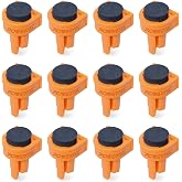 POWERTEC 12PCs Bench Dogs for 3/4" Dog Hole w/EVA Insert, Woodworking Tool for Work Bench, MFT Table, Portable Workbench, Tools for Woodworking &amp; DIY Projects (71188-P3)