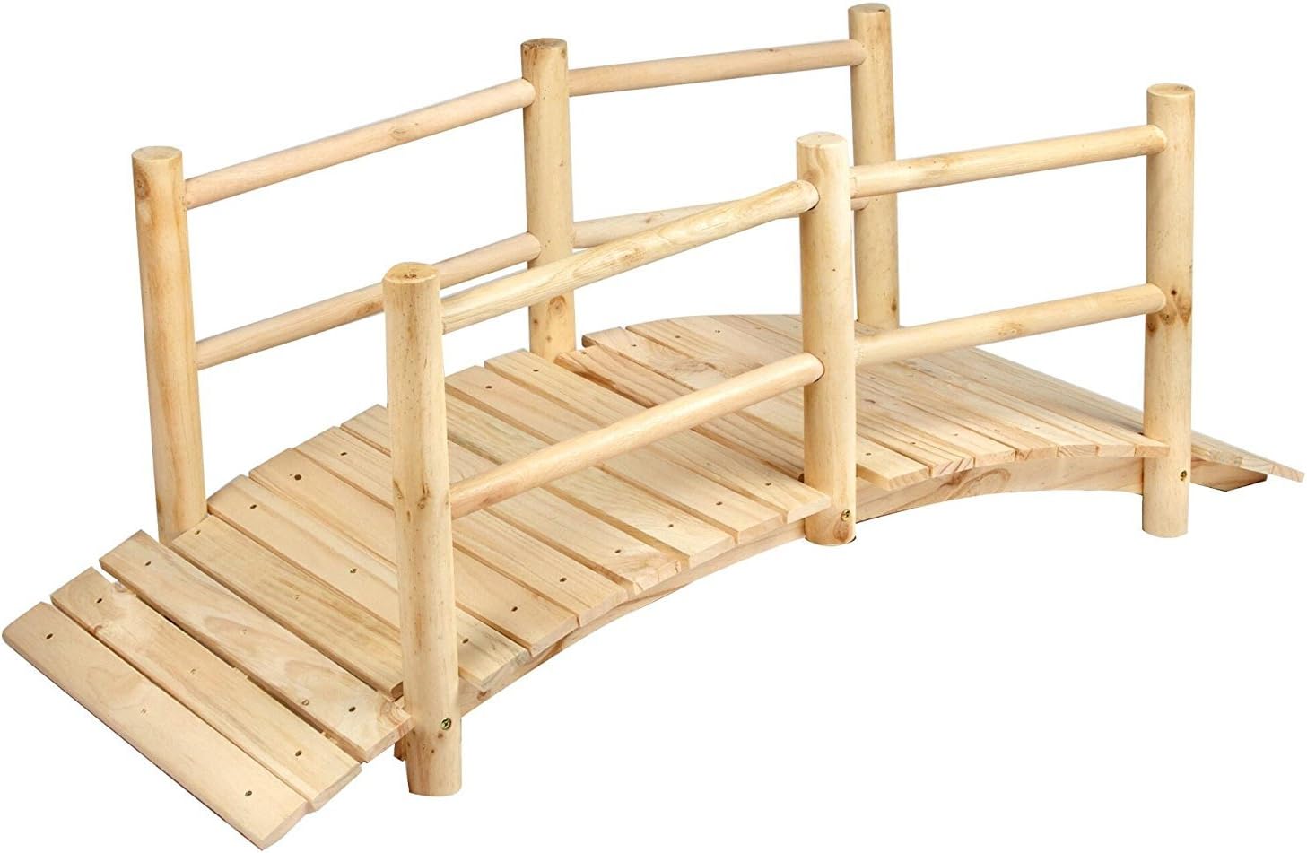 5 Foot Wooden Bridge - Solid Pine