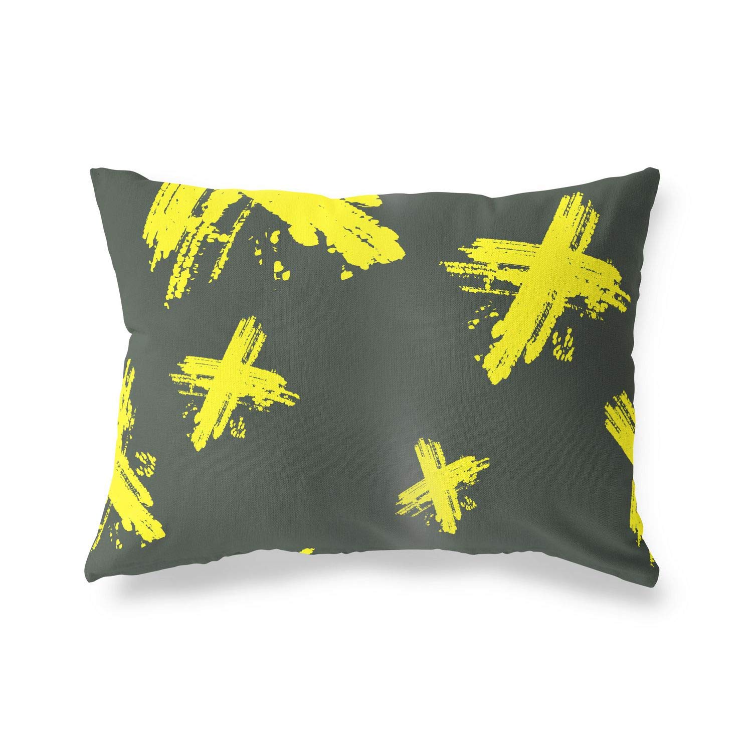 BonaMaison Decorative Cushion Cover, Neon Yellow-Fume Throw Pillow Covers, Home Decorative Pillowcases for Livingroom, Sofa, Bedroom, Size: 45X60 Cm - Designed and Manufactured in Turkey