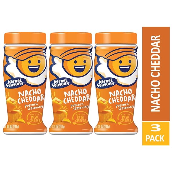 Kernel Season's Nacho Cheddar Popcorn Seasoning – 2.85 Oz – Pantry Spice Mix