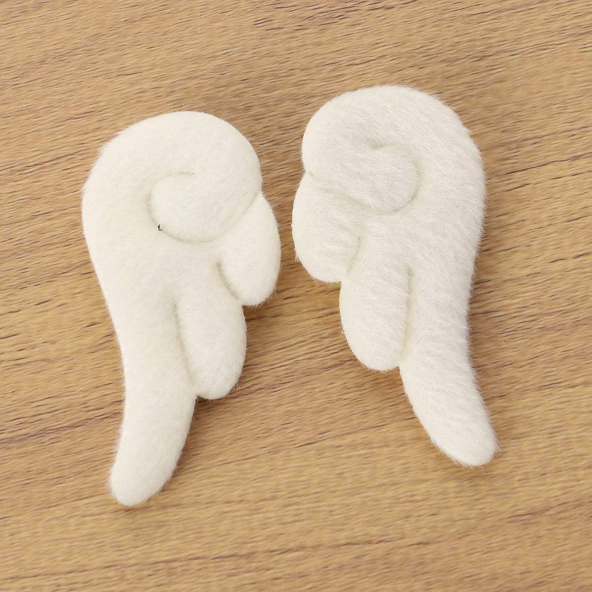 Minkissy 2 Pairs White Angel Wings Hair Clips Alligator Hair ClipsDuckbill Clips Styling Hair Clips for Girls - Image 4
